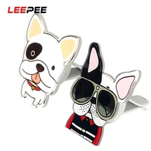 LEEPEE собаки Форма автомобиля вентиляционное отверстие духи Забавный Милый освежитель воздуха автомобиля-Стайлинг Автомобильные украшения твердые духи