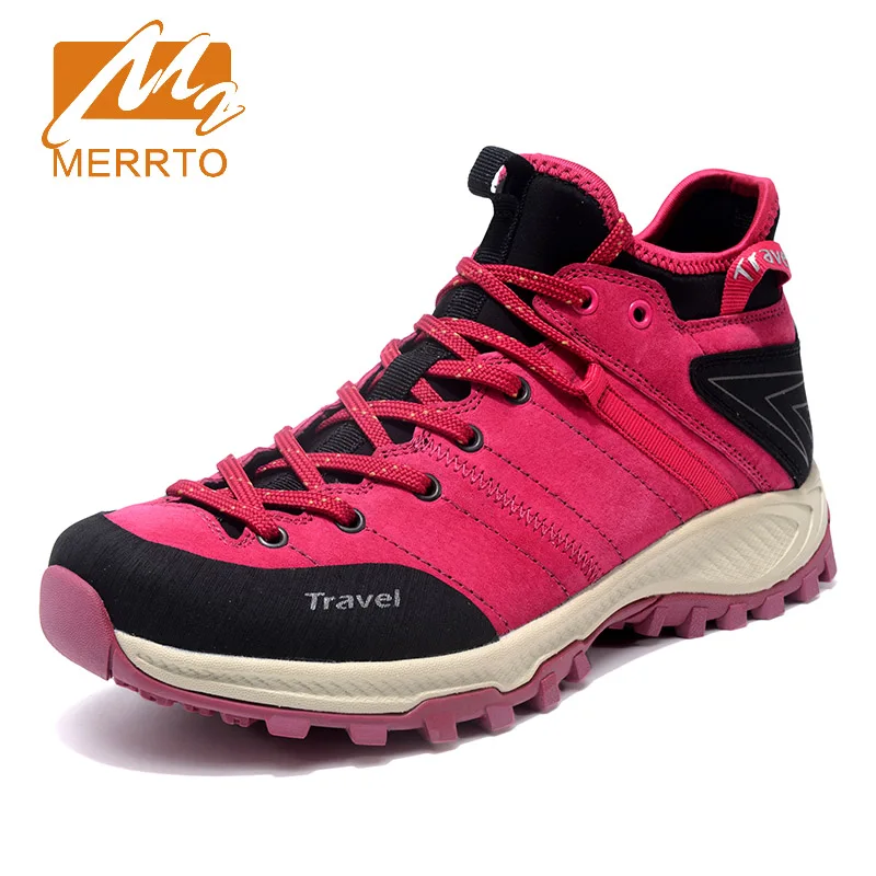 

2019 Merrto Womens Hiking Shoes Breathable Outdoor Sports Shoes Non-slip Climbing Shoes For Women Free Shipping MT18689