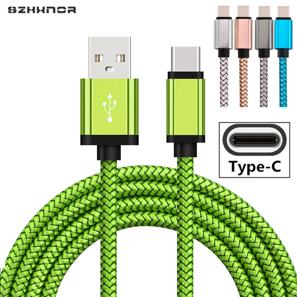 Original Flat USB Type C Battery Charger Cable for samsung S9 S8 USB-C Type-c For Xiaomi mi 8 6 a2 Pocophone F1 Honor 10 | Мобильные
