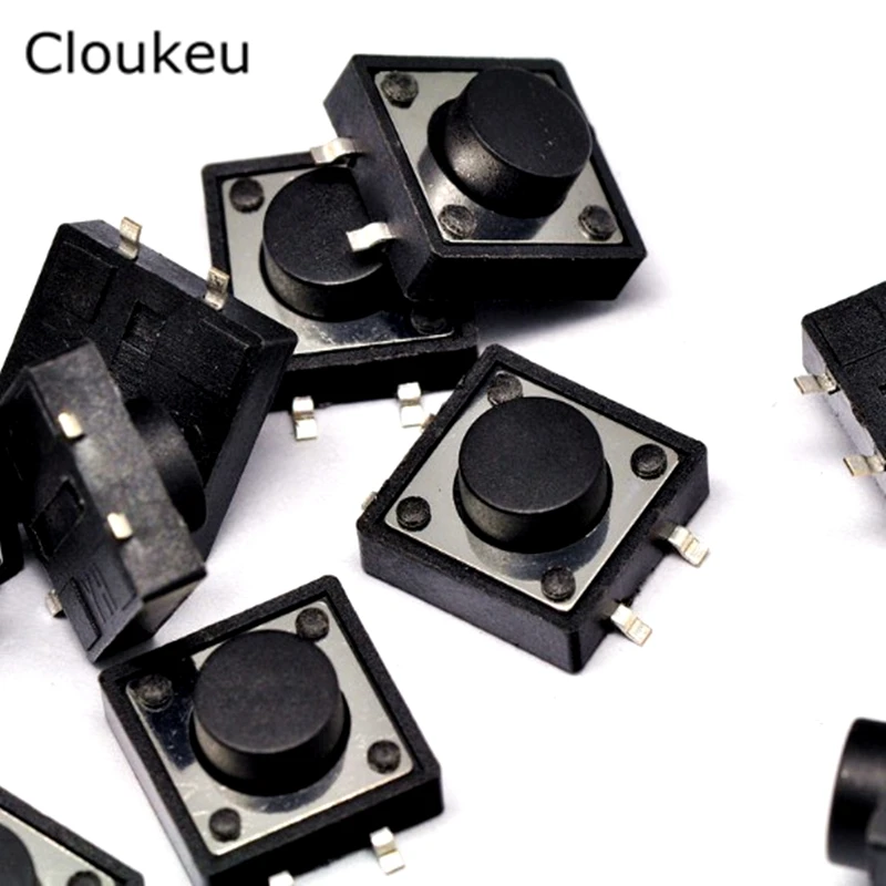 

10Pcs 12*12*15 12x12x15H 15MM Touch micro switch Push button switch