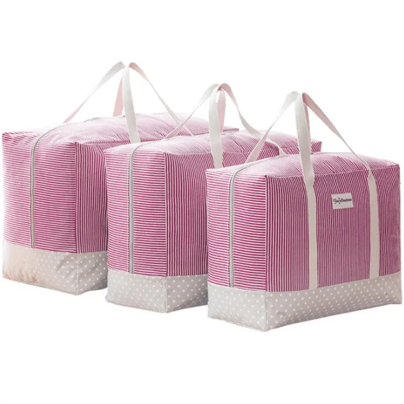 

Five Generations Storage Bag Of Thick Cotton And Linen Clothing Quilt Bag Washable Finishing Bag Soft Storage Box Oxford