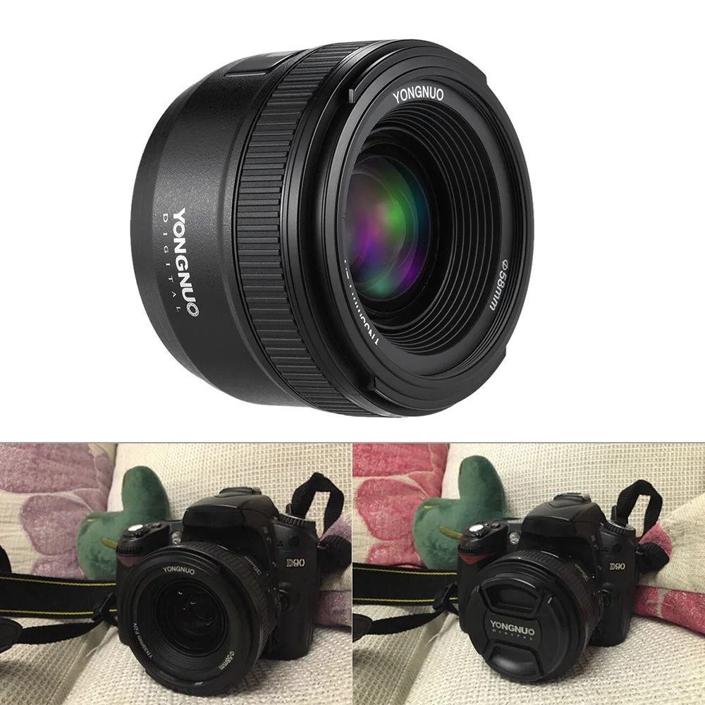 Объектив YONGNUO YN35mm F2.0 F2N объектив YN35mm AF/MF Фокус объектив для Nikon F крепление D7100 D3200 D3300 D3100 D5100 D90 DSLR Камера Лен