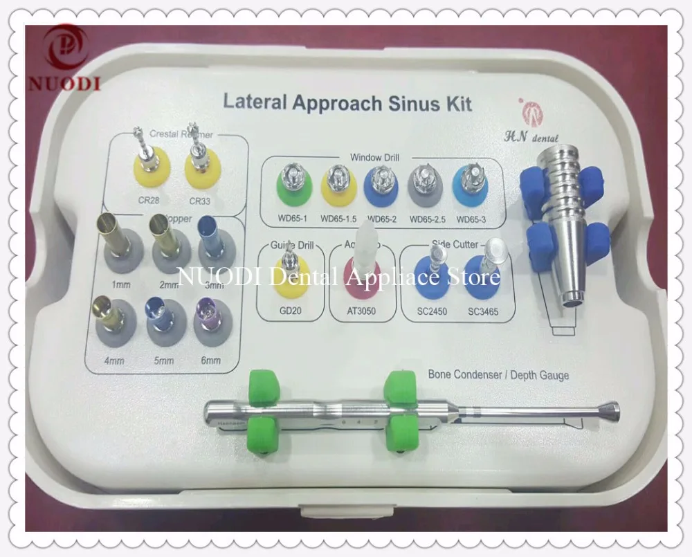 Зубные имплантаты Лифт комплект/зубные имплантации инструменты боковой подход комплект синус/зубной имплантат Лифт сверла