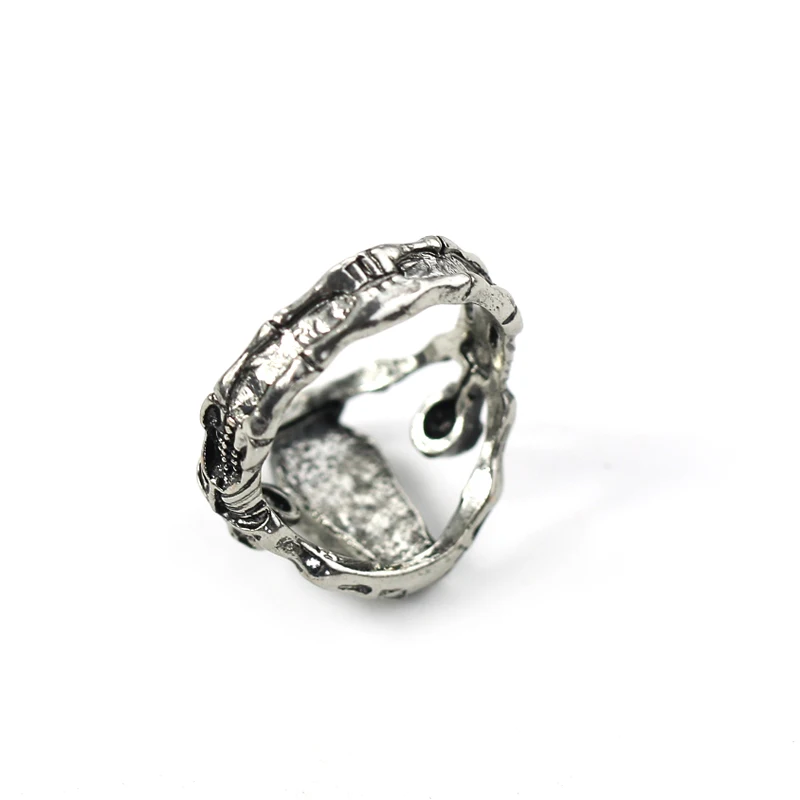 High Quality Steampunk Biker mens boys vampire gothic skeleton coffin Rings Men and Women Jewelry Halloween gifts