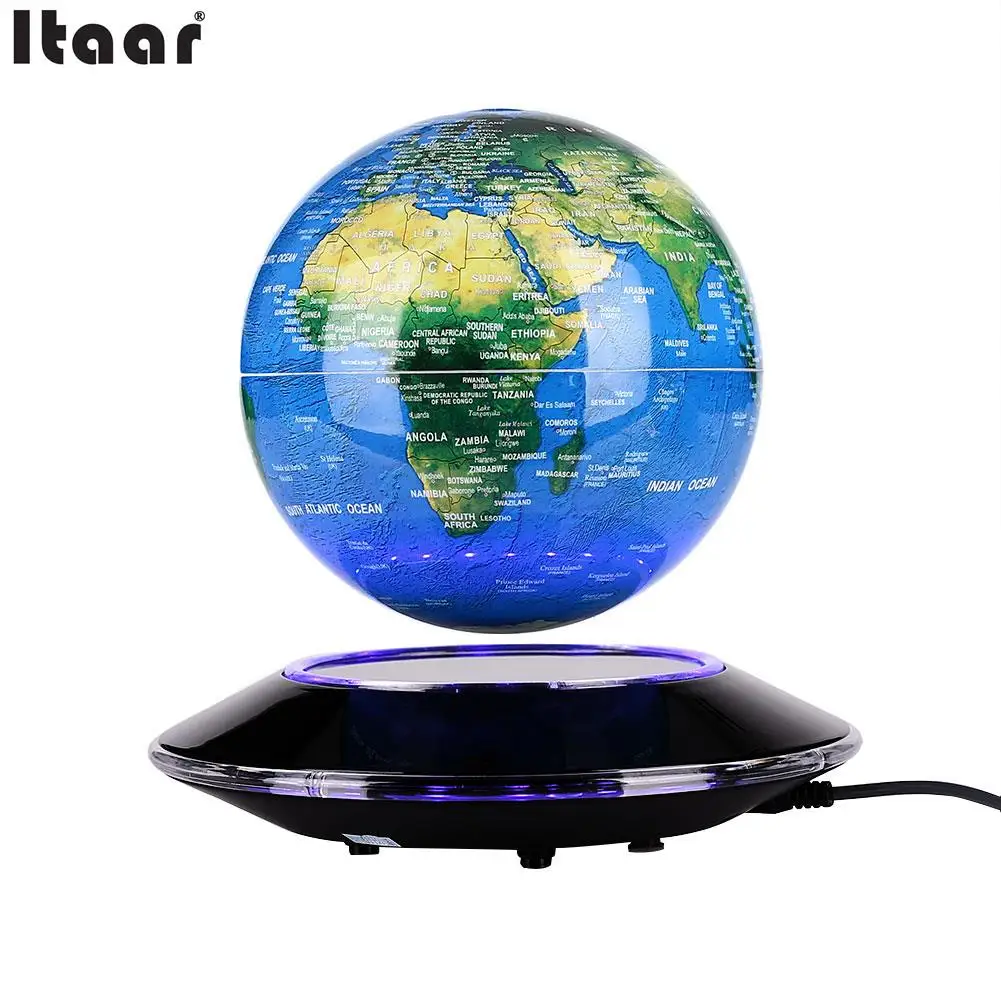 

Cool Creative 6 Inches Magnetic Suspension Globe Sphere Shining Educational Toy