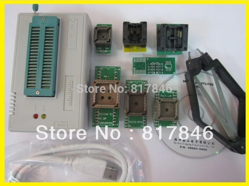 Free shipping XGECU V8.05 TL866II plus TL866A Nand Flash 24 93 25 mcu USB BIOS EEPROM PIC AVR Universal Programmer+8adapters Free shipping XGECU V8.05 TL866II plus TL866A Nand Flash 24 93 25 mcu USB BIOS EEPROM PIC AVR Universal Programmer+8adapters