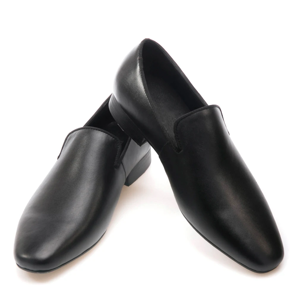 black arrival Handmade men Genuine Leather shoes British style men