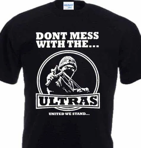 2019 Фирменная Новинка для мужчин костюмы хип хоп улица футболка Ultras хулиганов 3. Halbzeit сторонников Hools вентиляторы повседневное печатных