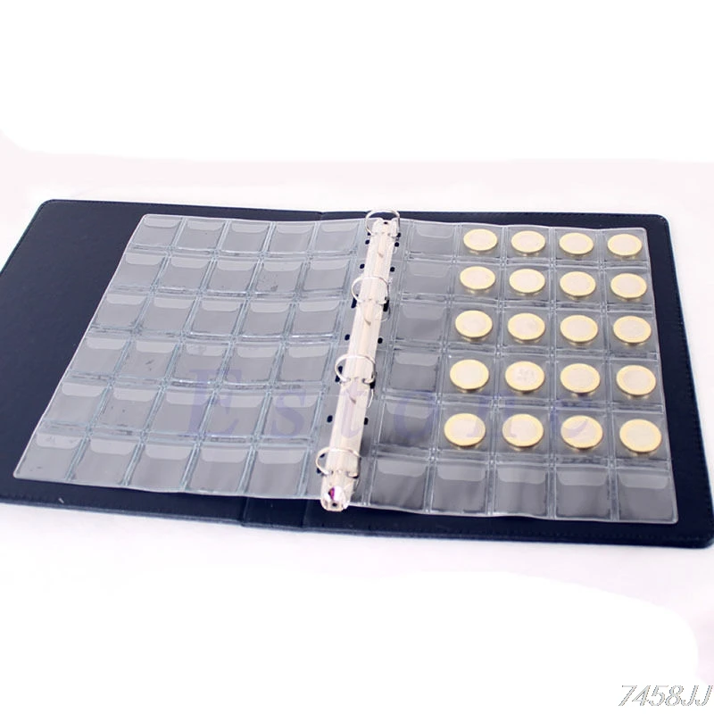20/30/42 Pockets Classic Coin Holders Sheets for Storage