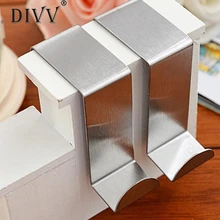 2PCS Clothes Towel Hook Door Kitchen Cabinet Hanger Rails Stainless Steel Home Storage Hook Levert Dropship jan26