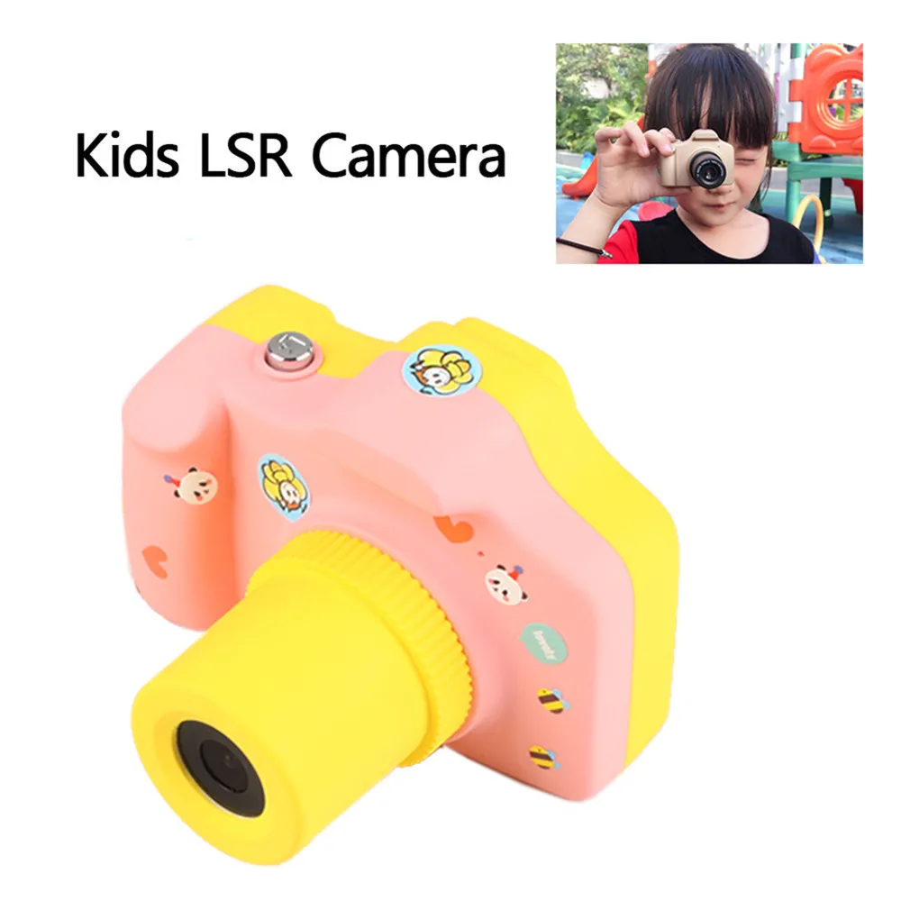 Мультипликационный 1,5 дюймов 5.0MP мини-съемка LSR Cam цифровая камера для детей многофункциональная игрушечная камера Поддержка Micro SD карты