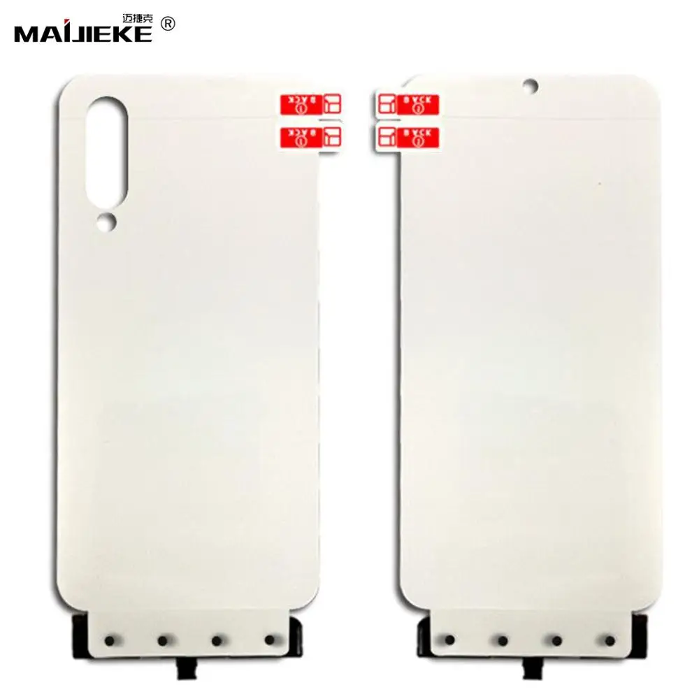 

2PCS Front+Back Full Cover Screen Protector TPU Nano Film For Xiaomi mi A3 lite cc9e cc9 Hydrogel Film with install tools