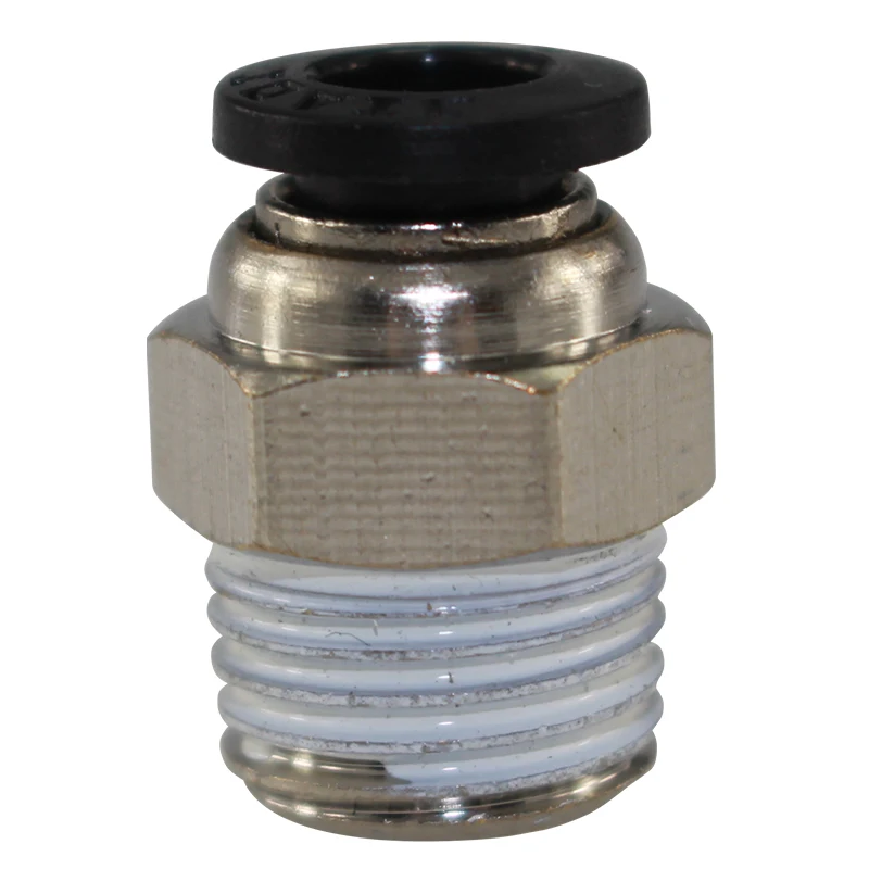 

10PCS Nickel plated Pneumatic fitting push in quick connector fittings PC4-m5 PC4-01 PC6-01 PC6-02 PC8-01 PC8-02 PC10-02 PC10-03
