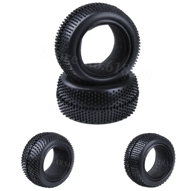 Special Offers 2Pcs/lot Rear Rubber Tyre Tire OD :85mm  ID:60mm Width: 42mm for 1/10 RC Off-Road Buggy Upgrade parts