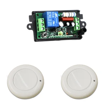 

110V/220V Wireless Switch Remote Light Switch System 10A 1CH Wireless Relay Remote Switch For Light / Gate/ Door 315/433Mhz