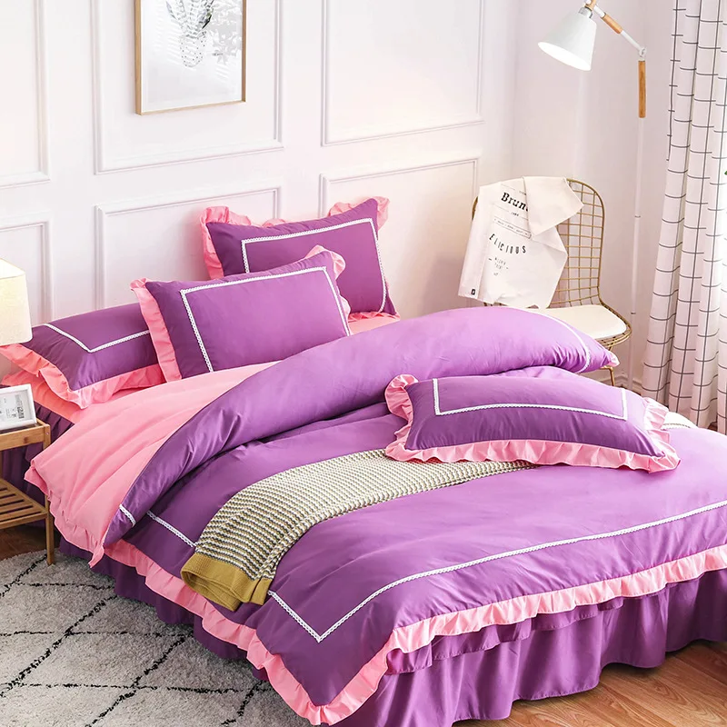 

klonca new design bedding set cotton bed set summer sheet countryside style comforter bedding sets