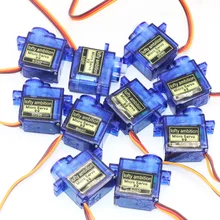 10pcs/lot lofty ambition SG90 9g Mini Micro Servo for RC for RC 250 450 Helicopter Airplane Car Drop Free Shippping