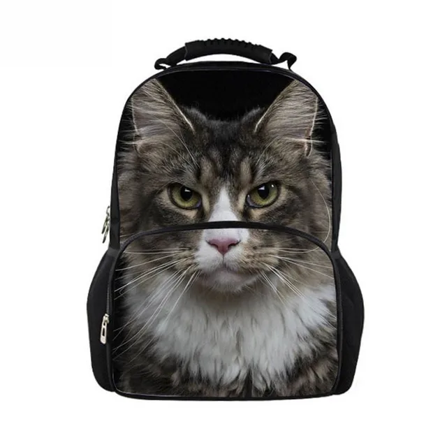 FORUDESIGNS Siamese Cats Backpacks Fashion Women School Backpack for