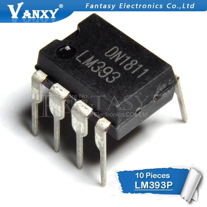 10 шт. LM393P DIP8 LM393 DIP LM393N 393 DIP-8 новые и оригинальные IC