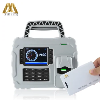 

Free Software Waterproof 125KHz Card Reader S922 Built-in Battery Fingerprint Time Attendance System Attendance Recorder