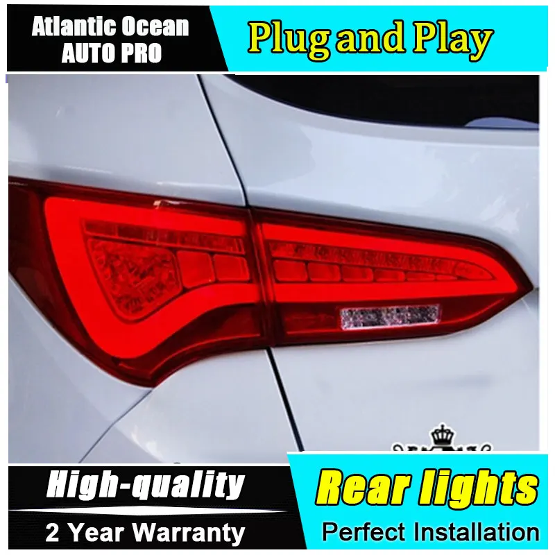 

AUTO.PRO 2013-2014 for Hyundai IX45 taillights car styling for Hyundai santafe fog lamps led guide bar led tail lamps parking