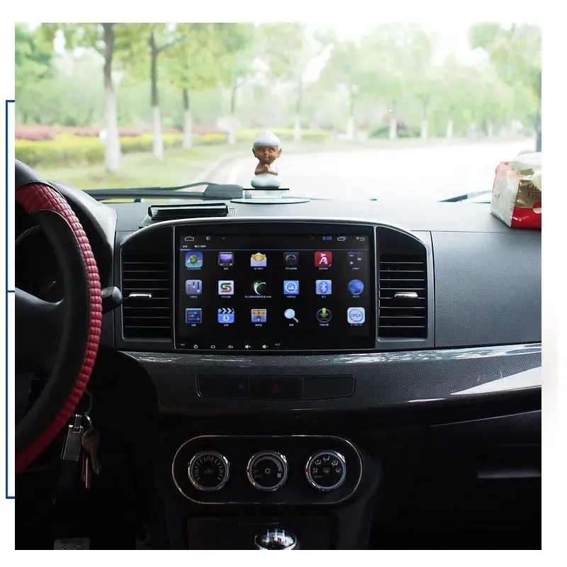 Discount Aoluoya 10.2" IPS 2GB RAM Android 7.1 CAR DVD GPS Navigation For Mitsubishi Lancer 2007-2012 2013 2014 2015 Car radio multimedia 5