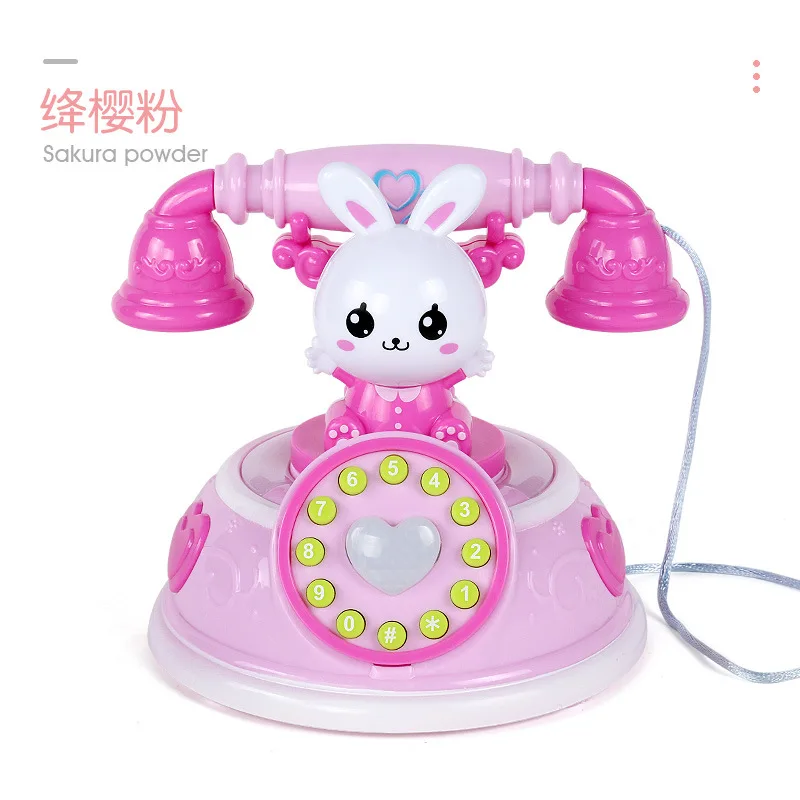 

Children's retro cartoon phone early education story machine, a variety of simulation learning machine, toys for children