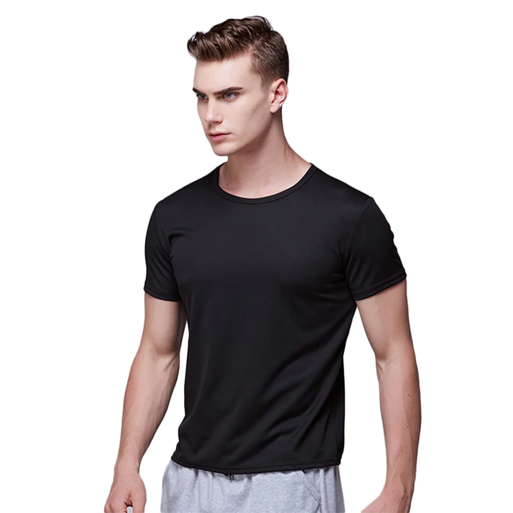 Мужская водонепроницаемая пятнистая быстросохнущая противообрастающая футболка дышащие футболки для лета IK88 - Цвет: Черный