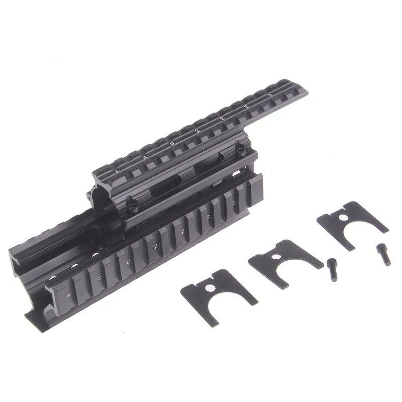 Funpowerland черный цвет AK Handguard RIS Quad Rail system