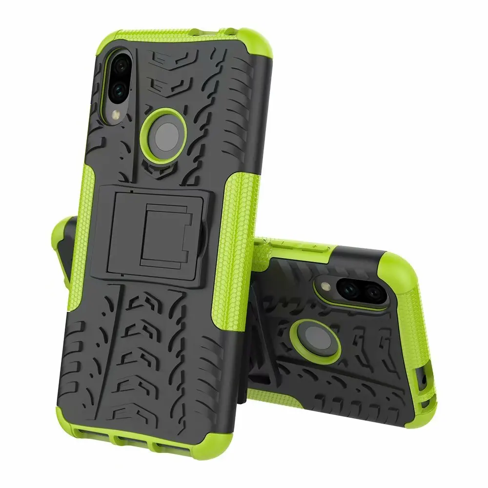 Pierves Shockproof Armor Case Silicon Stand Cover