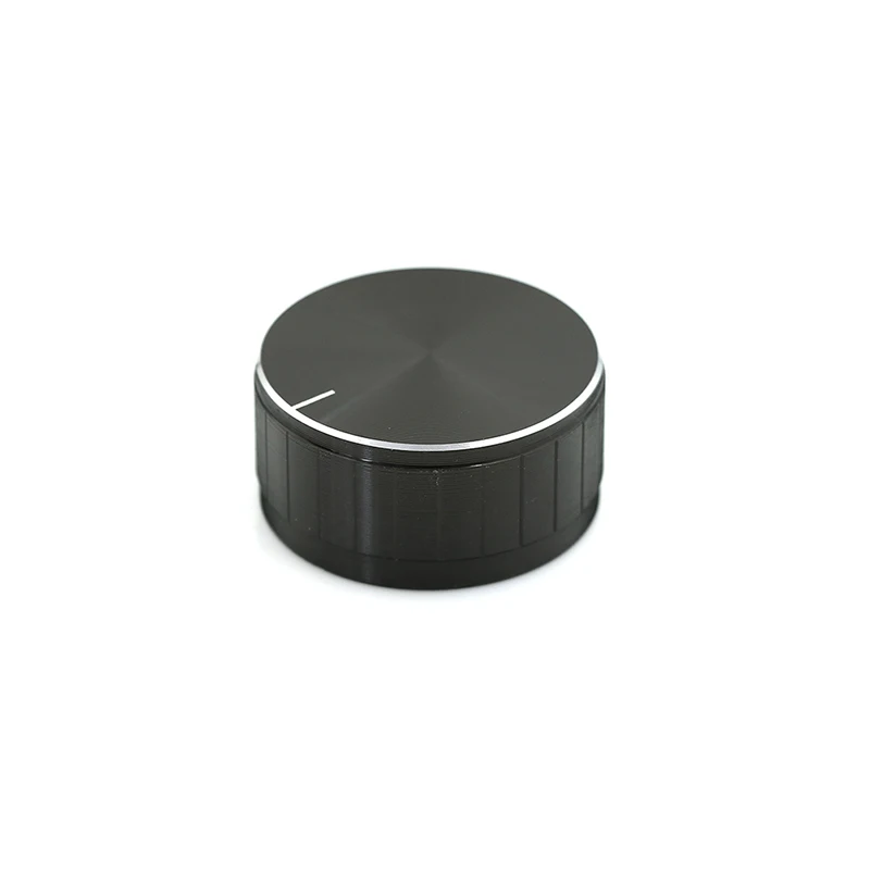1pc 2 colors 32x17mm Circular Knob Aluminium Cover for Audio Volume Tone Control