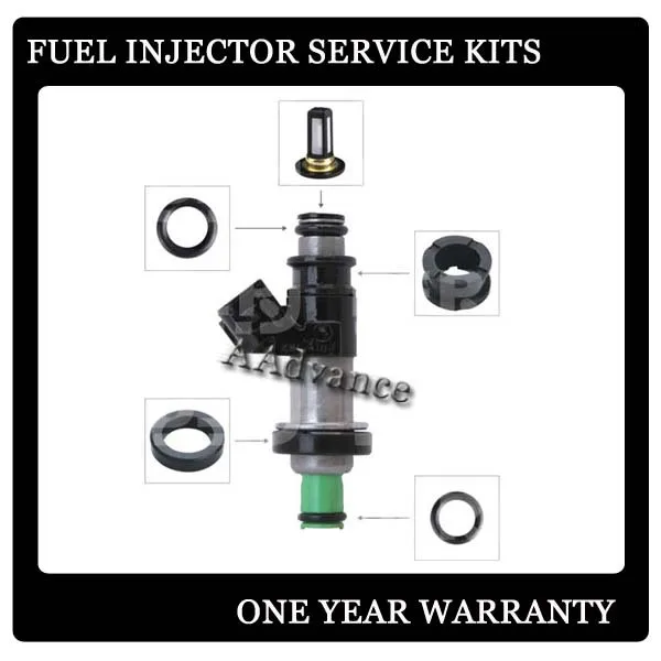 Fuel Injector Repair Service Kits Filters Viton Orings Rubber Seals