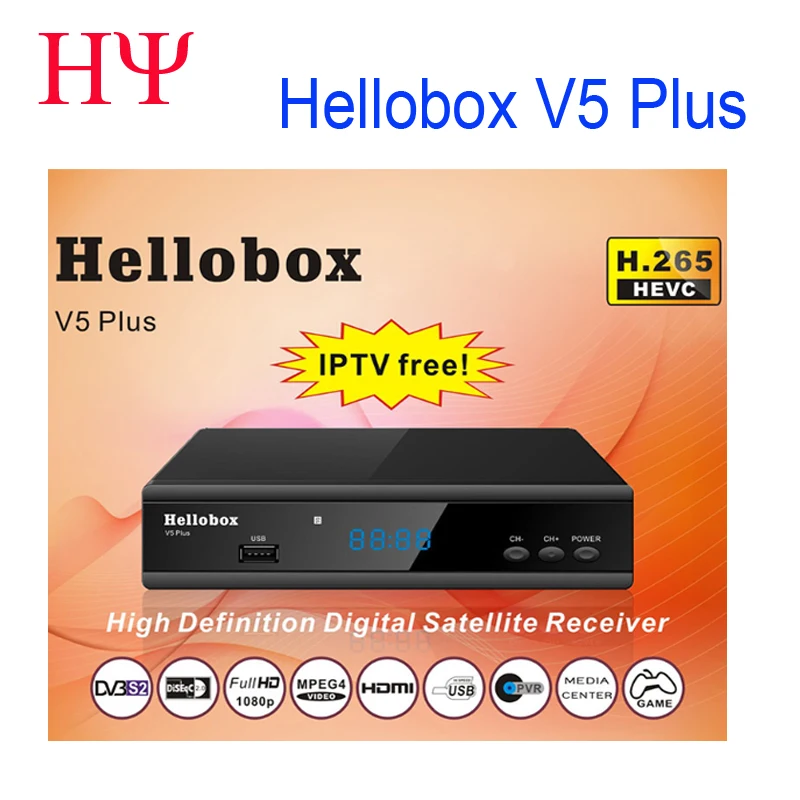 

Hellobox V5 Plus support H.265 Auto roll PowerVu Auto roll Biss 2 years Scam 3 months free IPTV CCCamd Newcamd Online Upgrade