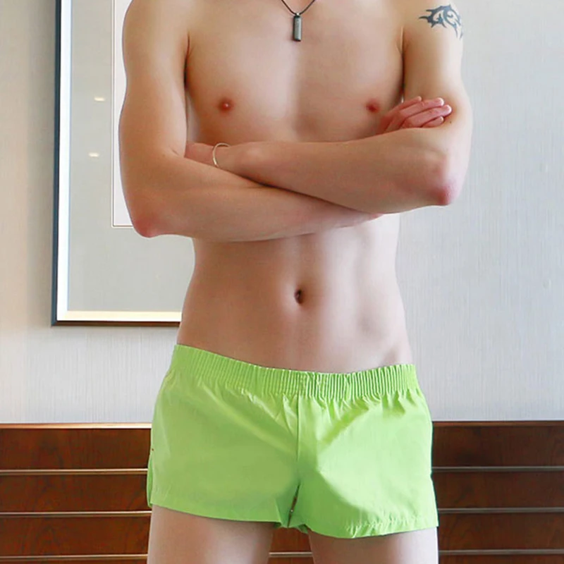 New Men Swimwear Beach Board Shorts Trunks Loose Men's Surfing Swim Suit Swimsuit Beachwear Boxer Bathing Suit Swimming Wear