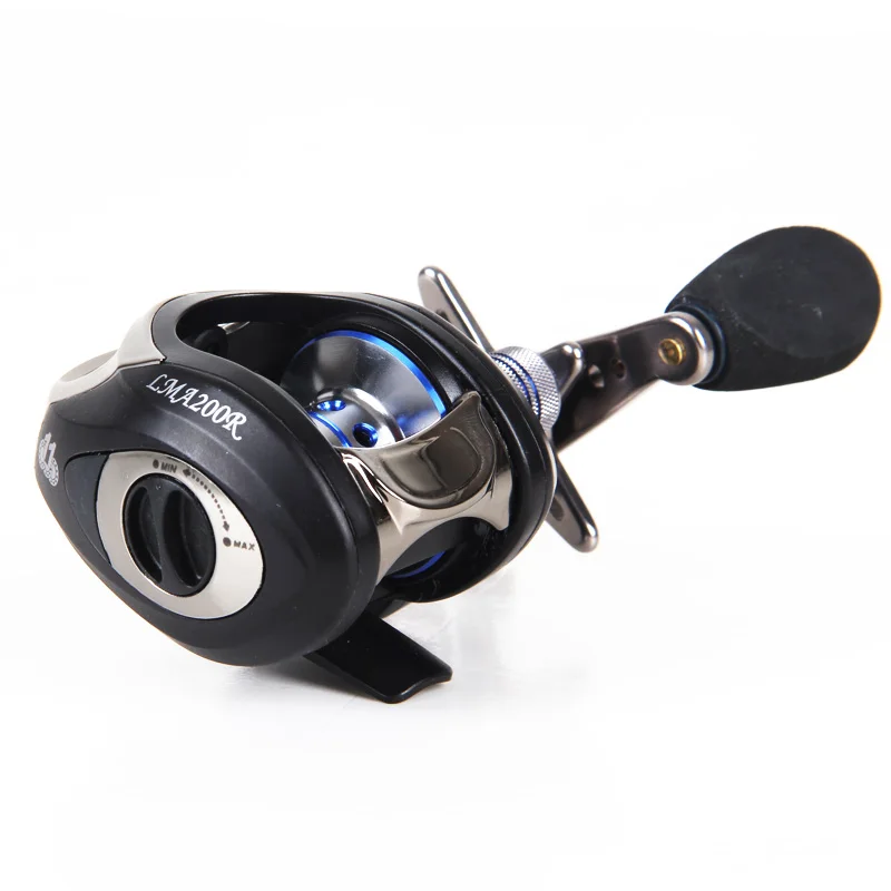 

LMA 200R 10+1 ball bearings left/right hand Gear ratio6.3:1 baitcasting reel high speed fishing reel five colors for choice