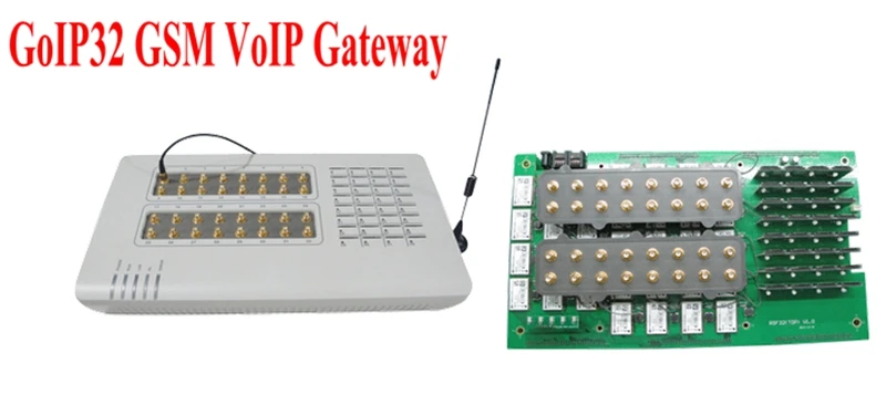 Горячая GoIP32 GSM VOIP шлюз с 32 sim-портами GoIP32 для IP PBX/OIP шлюз/Поддержка сыпучих SMS и DBL SIM банк-Горячая Распродажа