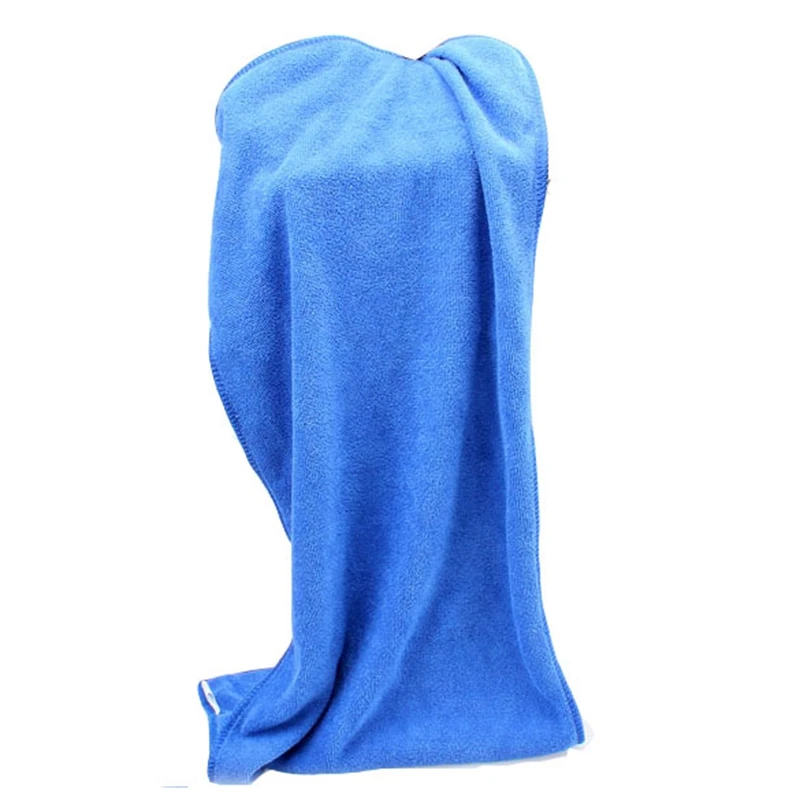 

Blue Super Soft Microfiber Auto Body Window Cleaning Towel Car Wipe Cloth Wash Cleaner Towel 30X70cm Car Wipe Wash Cloth Tools