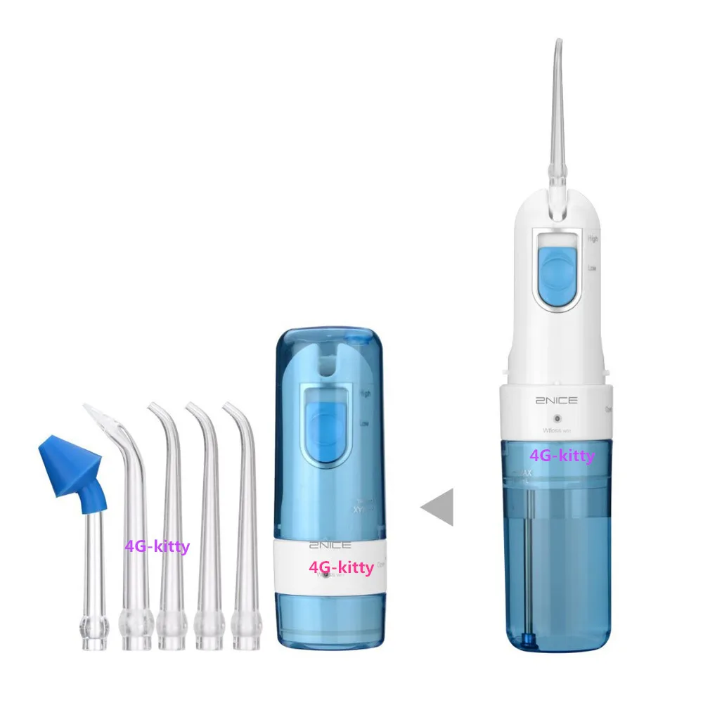 

Oral Jet Portable USB Rechargeable Water Flosser/Oral Irrigator 2 Modes High Capacity Water Tank with 5 Free Nozzle Replacement