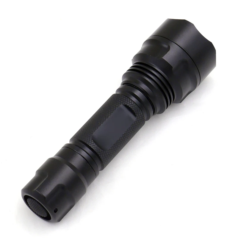 Черный фонарик C2 CREE XP L HI V3 1600 люмен|led flashlight|self defensexpl hi |