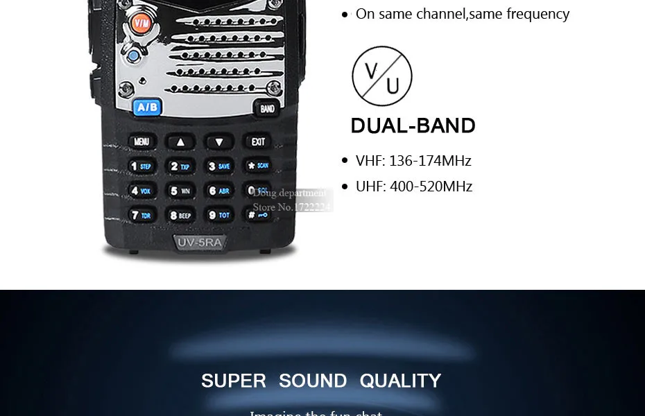 Baofeng UV-5RA двухканальные рации UV5RA двухстороннее Ham CB портативное радио Comunicador Amador VHF UHF двухдиапазонный PTT PMR Walk Talk Pofung