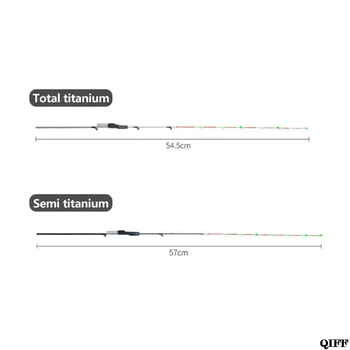 

Dropshipping Half/Full Titanium Alloy Fishing Rod Pole Raft Stick Tip Repair Replacement Fishing Equipment