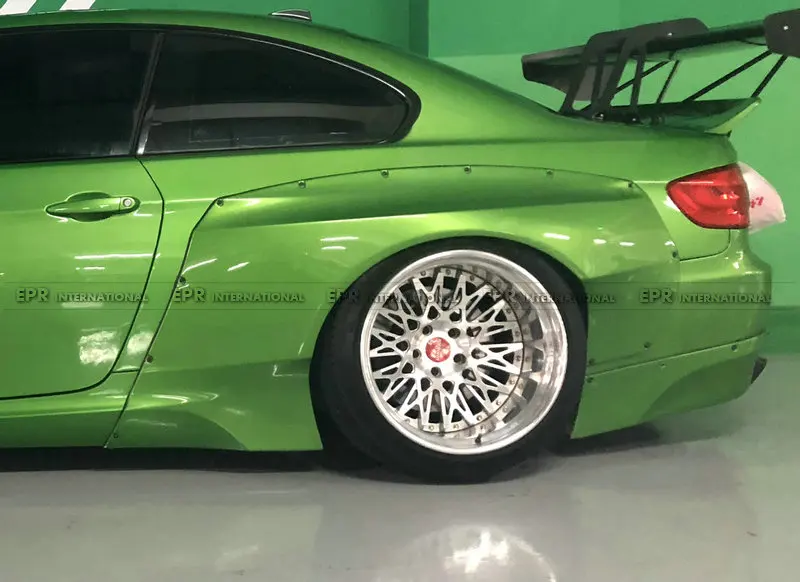 FRP зад Spat для BMW E92 M3 PD стиль широкий корпус Стекловолокно Задний бампер Spat Body Kit тюнинг отделка часть для E92 M3 Racing