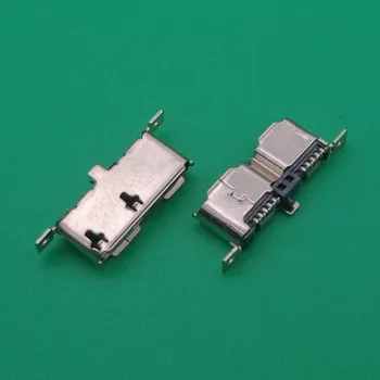 

2pcs Micro USB 3.0 Jack Sockect Tail Connector Female 180 Degree Vertical Charging Port Mobile Hard Disk Interface