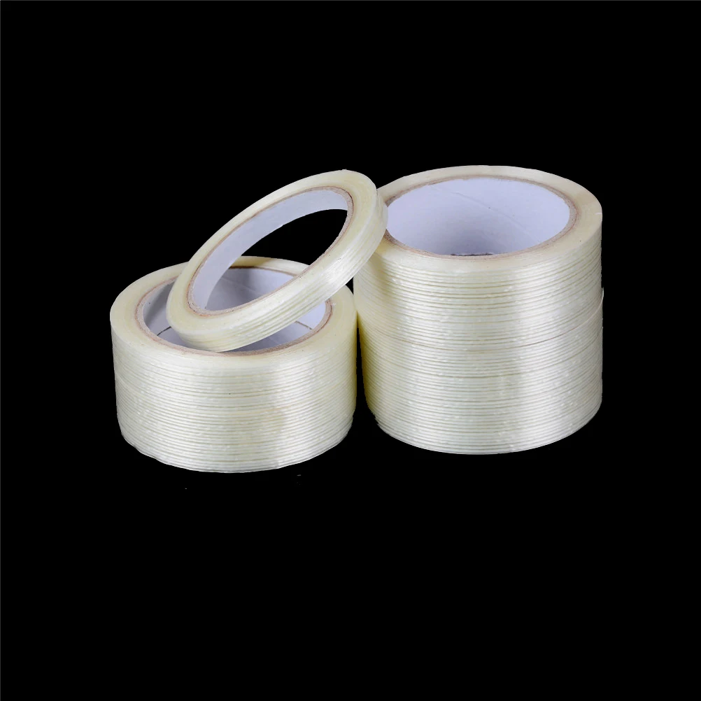 20M Adhesive Fiberglass Tape, Strip Fiber Tape for Packing, Fiber tape