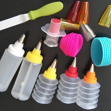 5 комплектов Маффин, кекс Плунжер для украшения кондитерских изделий Обледенение трубочки для украшения печенья соковыжималка бутылки для склеивания сопло набор