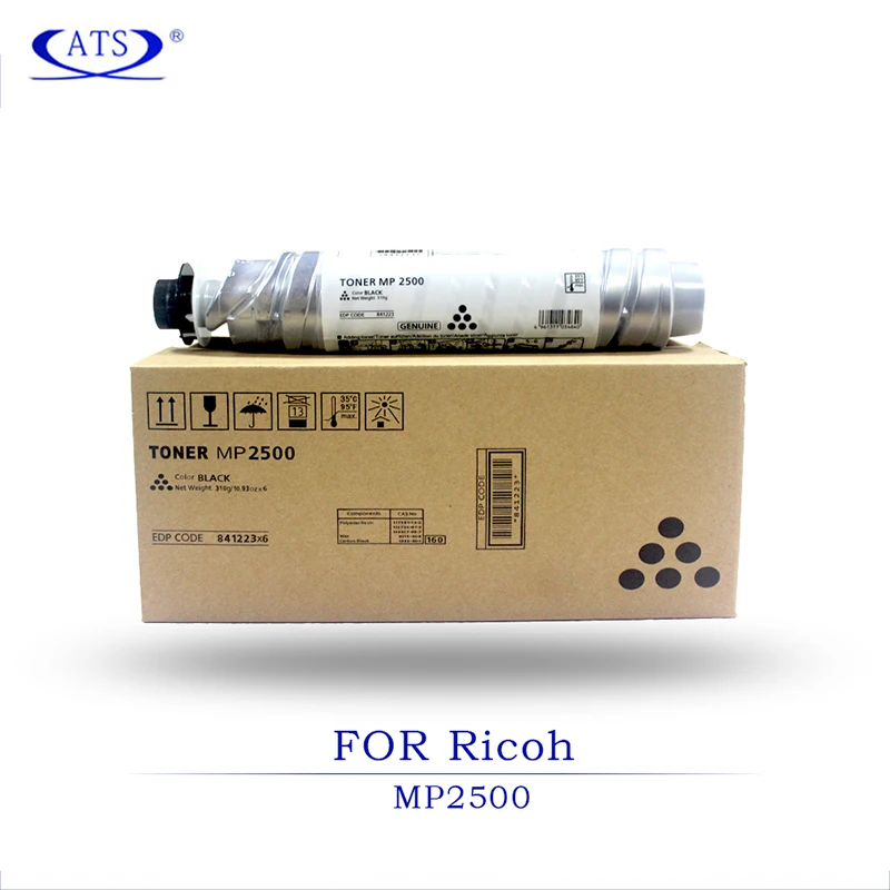 Черный картридж с тонером для Ricoh MP 2500 2500LN запасные части копировального аппарата