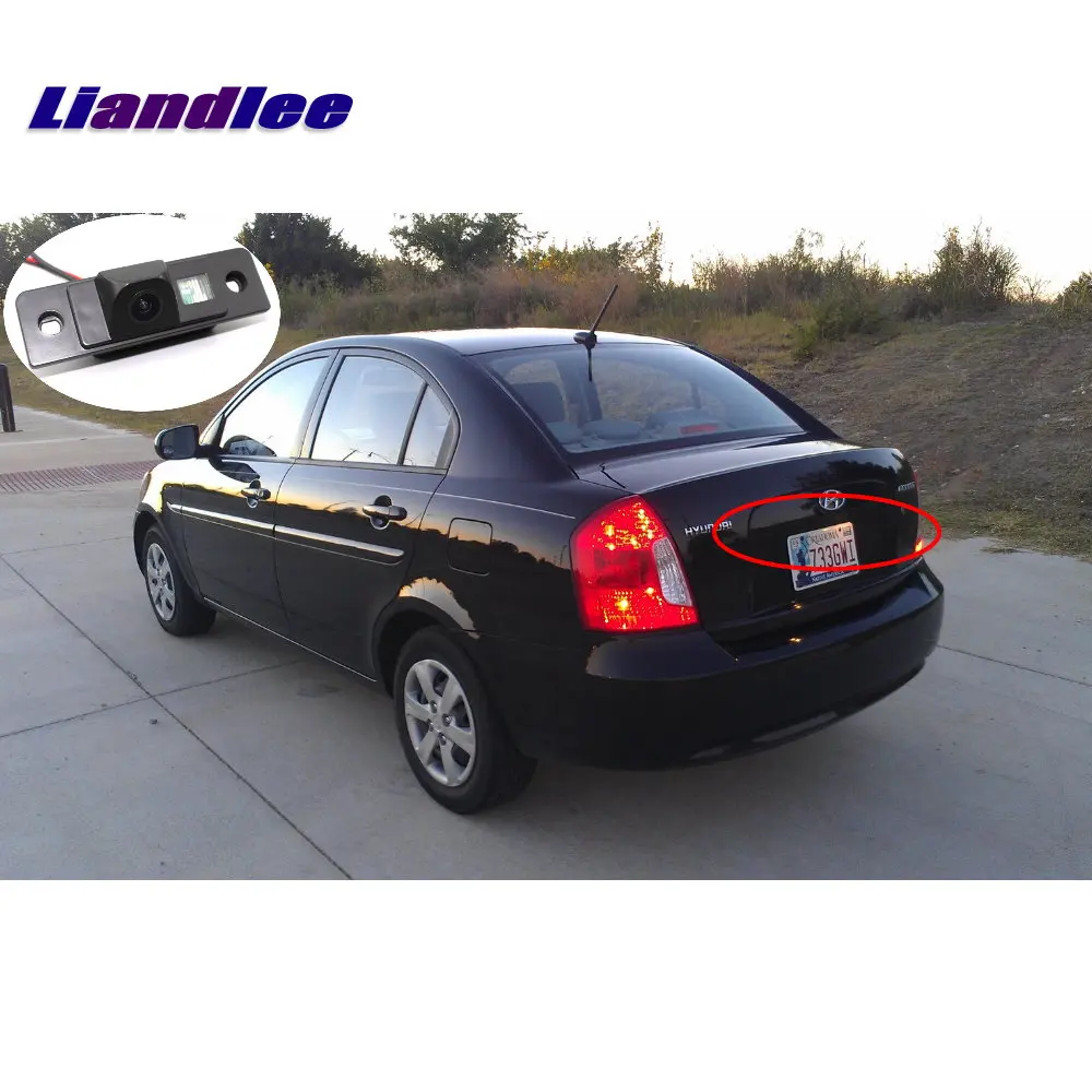 Liandlee For Hyundai Accent Era Vision Web II (hatchback) 2005~2011 Car Rear View Backup Parking Camera / Reverse Camera -in Vehicle Camera from Automobiles ...