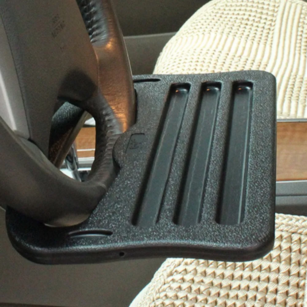 

Universal Portable Black/Silver Grey Car Multifunctional Steering Wheel Card Laptop Tables Grooved Surface Auto Supplies ABS Hot