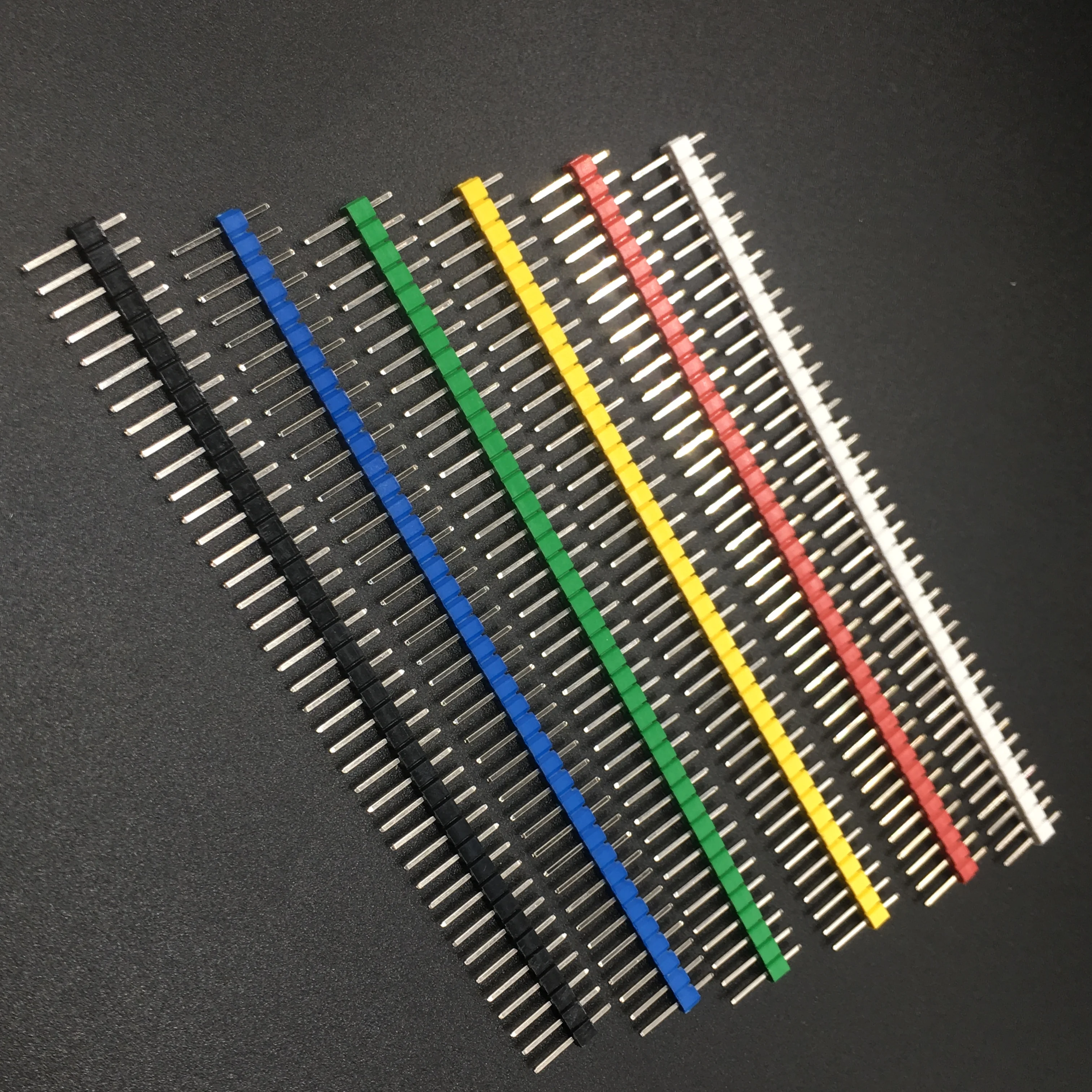 

10pcs 2.54mm Connector Male 40 Pin 1x40 Single Row 2.54 Breakable PCB Connector Strip Pin Header