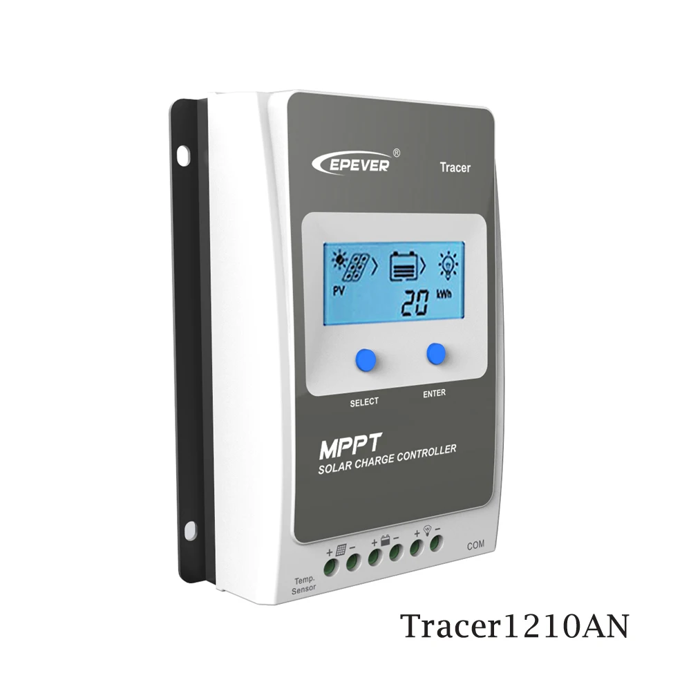 

LCD Regulator EPSOLAR Tracer1210AN 10A MPPT Solar Charge Controller cell battery charger control 1210AN 1210A 12V 24V PC